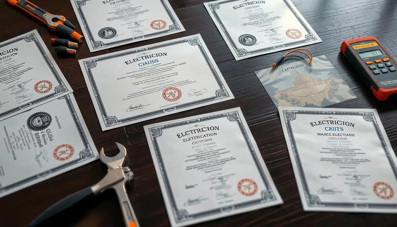 electrician certifications