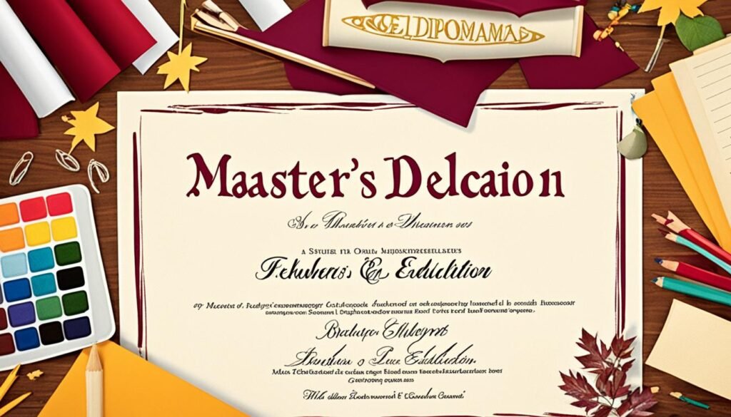 Master's degree in education